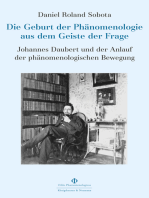 Die Geburt der Phänomenologie aus dem Geiste der Frage: Johannes Daubert und der Anfang der Phänomenologischen Bewegung