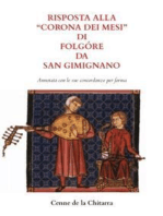 Risposta alla "Corona dei mesi" di Folgóre da San Gimignano (Annotata con le sue concordanze): a cura di Valerio Di Stefano
