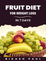 Fruit Diet for Weight Loss in 7 Days