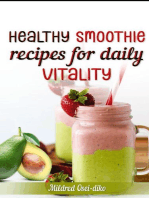 Healthy Smoothie Recipes for Daily Vitality.