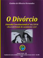 O Divórcio: Emenda Constitucional Nª 66/2010