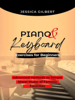 PIANO & Keyboard Exercises for Beginners: Advanced Methods to Simple  Sheet Music of Famous Favorites