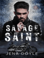 Savage Saint: An Age Gap Motorcycle Club Romance: Steel Roses Motorcycle Club, #2