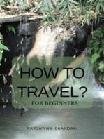 How to travel for beginners
