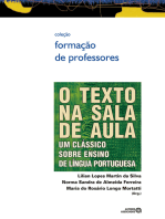 O texto na sala de aula:  um clássico sobre ensino de língua portuguesa