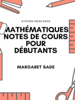 Mathématiques Notes De Cours Pour Débutants