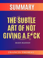 The Subtle Art Of Not Giving A F*ck