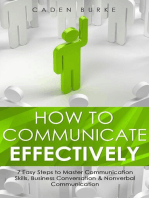 How to Communicate Effectively