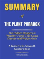 Summary of The Plant Paradox: The Hidden Dangers in "Healthy" Foods That Cause Disease and Weight Gain | A Guide To Dr. Steven R. Gundry's Book