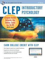 CLEP® Introductory Psychology Book + Online