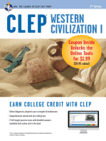 CLEP® Western Civilization I Book + Online