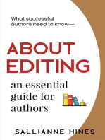 ABOUT EDITING an essential guide for authors