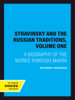 Stravinsky and the Russian Traditions, Volume One