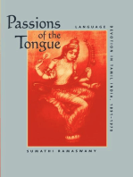 Passions of the Tongue: Language Devotion in Tamil India, 1891–1970