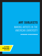 Art Subjects: Making Artists in the American University