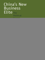 China's New Business Elite: The Political Consequences of Economic Reform