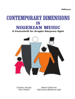 Contemporary Dimensions in Nigerian Music: A Festschrift for Arugha Aboyowa Ogisi