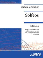 Solfeos I: Selección de melodías clásicas y modernas con acompañamiento de piano