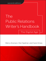 The Public Relations Writer's Handbook