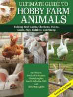 Ultimate Guide to Hobby Farm Animals: Raising Beef Cattle, Chickens, Ducks, Goats, Pigs, Rabbits, and Sheep