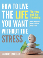 How to live the life you want without the stress: Thriving not just surviving - more happiness, more success, more time.