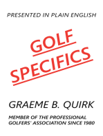 GOLF SPECIFICS