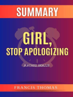 SUMMARY Of Girl,Stop Aplogizing
