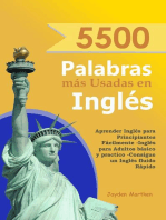 5500 Palabras más Usadas en Inglés