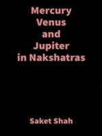 Mercury Venus and Jupiter in Nakshatras: Vedic Astrology