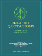 English Quotations Complete Collection: Volume V