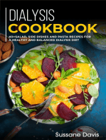 Dialysis Cookbook: 40+ Salad, side dishes and pasta recipes for a healthy and balanced Dialysis diet