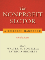 The Nonprofit Sector: A Research Handbook