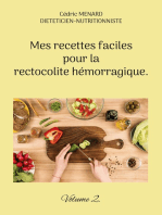 Mes recettes faciles pour la rectocolite hémorragique.: Volume 2.