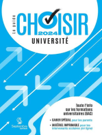 Guide Choisir - Université 2024: 23e édition - Toute l'information sur les formations universitaires (BAC)