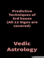 Predictive Techniques of 3rd house: Vedic Astrology