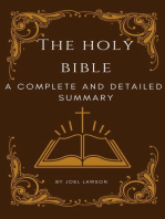 The Holy Bible: A Complete and Detailed Summary