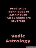 Predictive Techniques of 12th house: Vedic Astrology