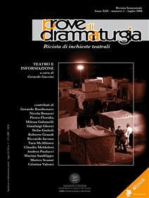 Prove di Drammaturgia n. 1/2008: Teatro e informazione