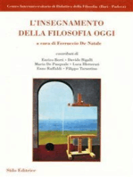 L'insegnamento della filosofia oggi