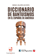Diccionario de bantuismos en el español de América