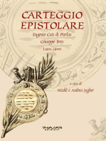 Carteggio epistolare (1892-1899). Cais di Pierlas-Bres