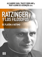 Ratzinger y los filósofos: De Platón a Vattimo