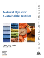 Natural Dyes for Sustainable Textiles