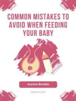 Common Mistakes to Avoid When Feeding Your Baby