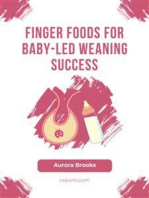 Finger Foods for Baby-Led Weaning Success