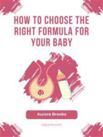 How to Choose the Right Formula for Your Baby