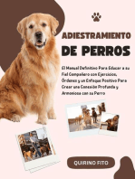 Adiestramiento de Perros: El Manual Definitivo Para Educar a su Fiel Compañero con Ejercicios, Órdenes y un Enfoque Positivo Para Crear una Conexión Profunda y Armoniosa con su Perro