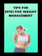 Tips for Effective Weight Management