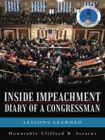Inside Impeachment—Diary of a Congressman: Lessons Learned