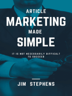 Article Marketing Made Simple: It Is Not Necessarily Difficult to Succeed